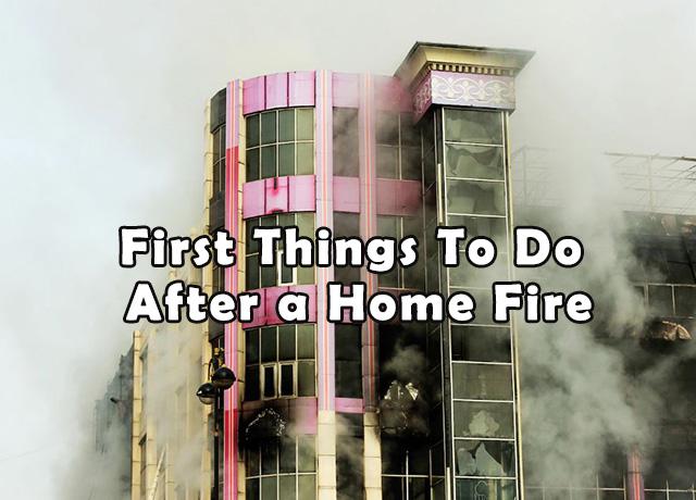 First Things To Do After a Home Fire 5